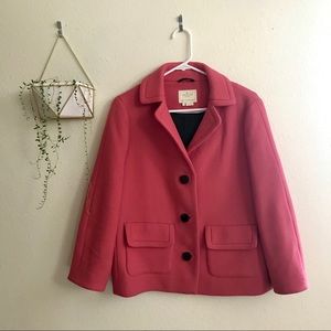 Kate Spade Pink Oversized Peacoat